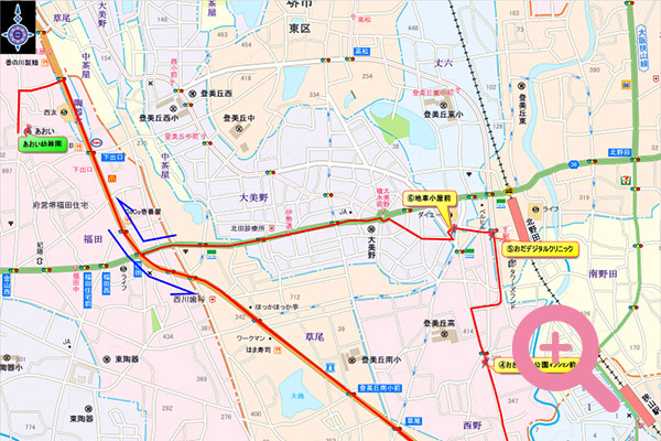 緑バスコース